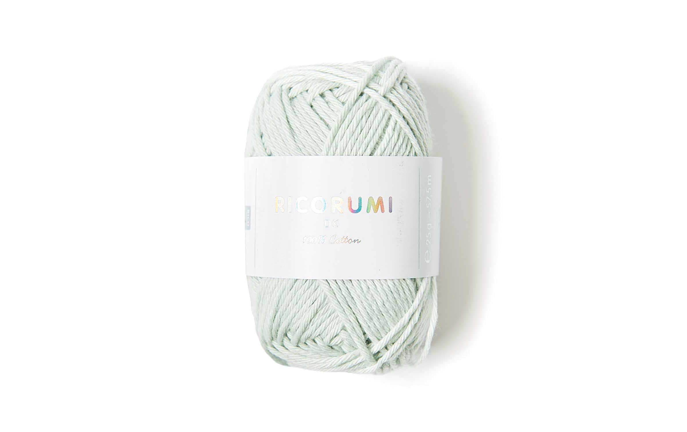 RICO Wolle Creative Ricorumi DK, eisgrün 25 g, 57,5 m, 100 % CO