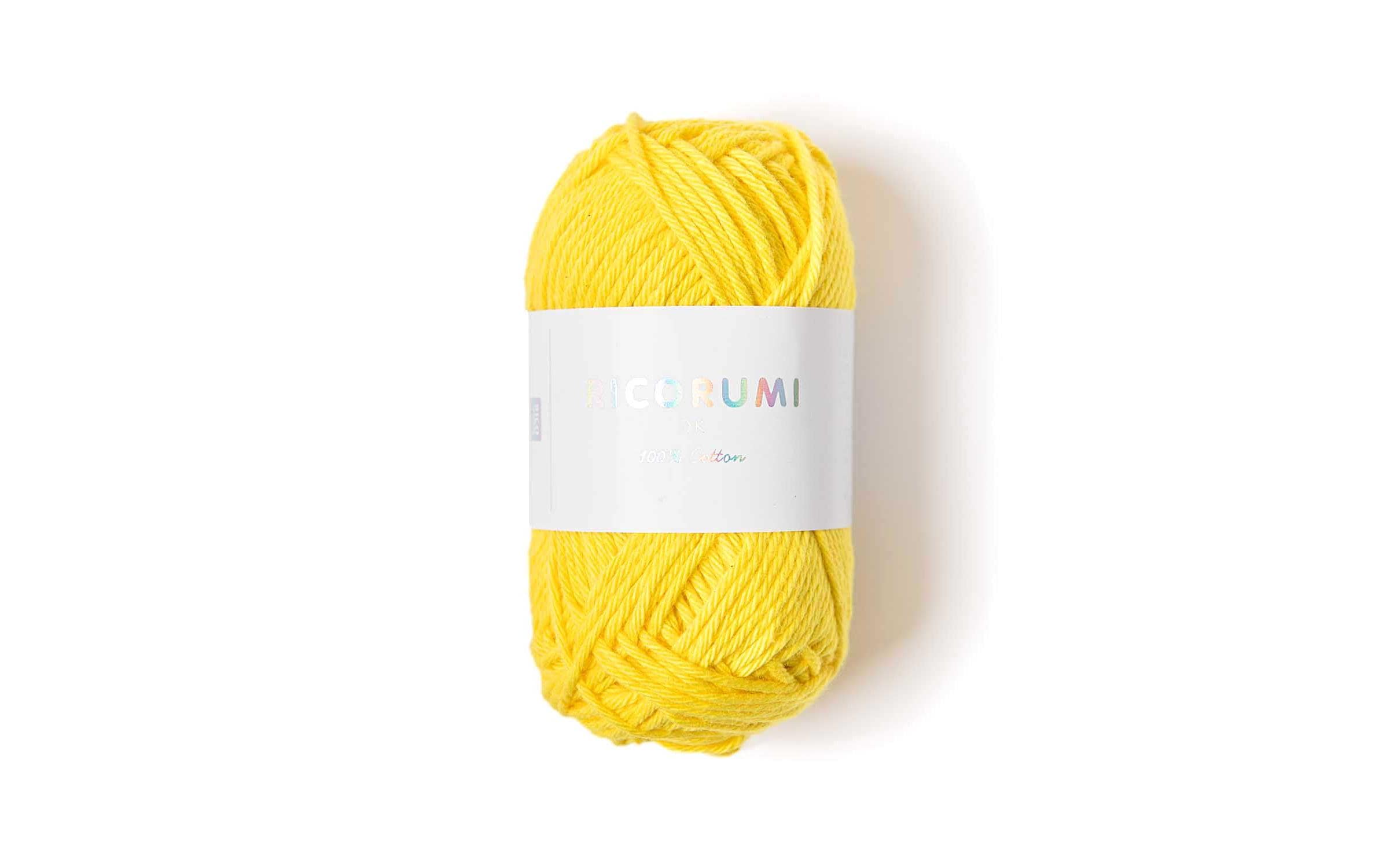 RICO Wolle Creative Ricorumi DK, gelb 25 g, 57.5 m, 100 % CO