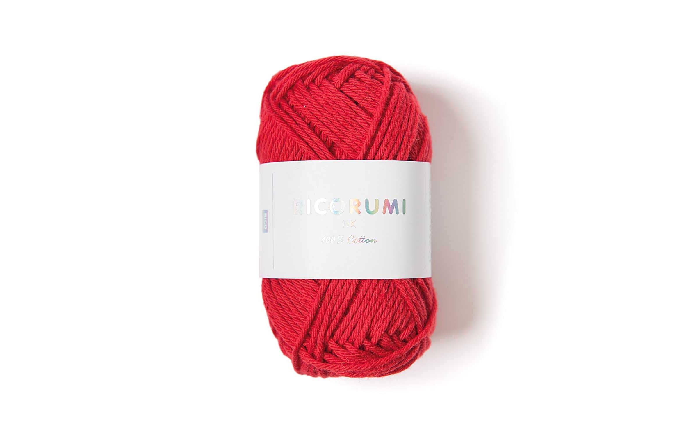 RICO Wolle Creative Ricorumi DK, rot 25 g, 57.5 m, 100 % CO