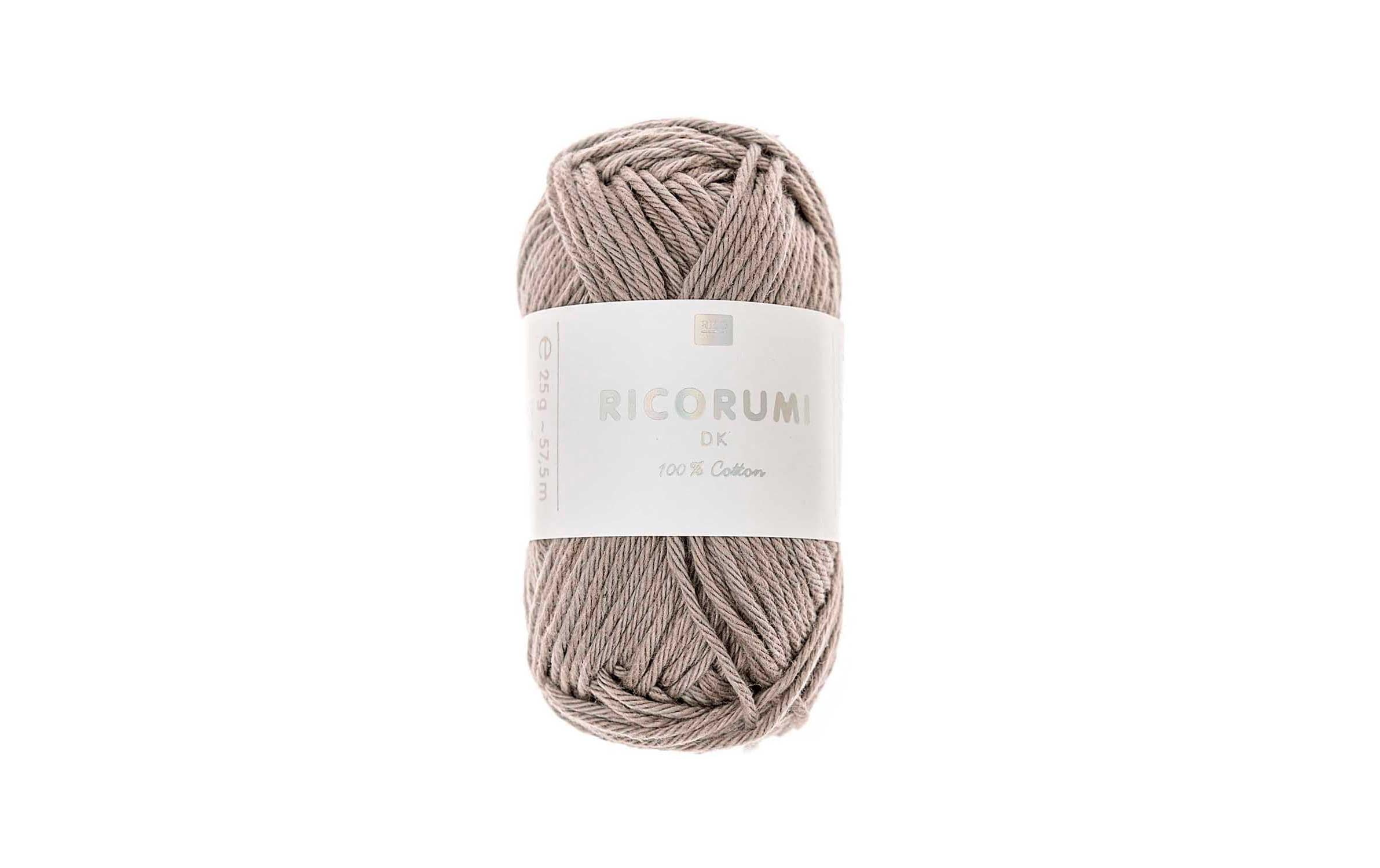 RICO Wolle Creative Ricorumi DK, grau 25 g, 57,5 m, 100 % CO