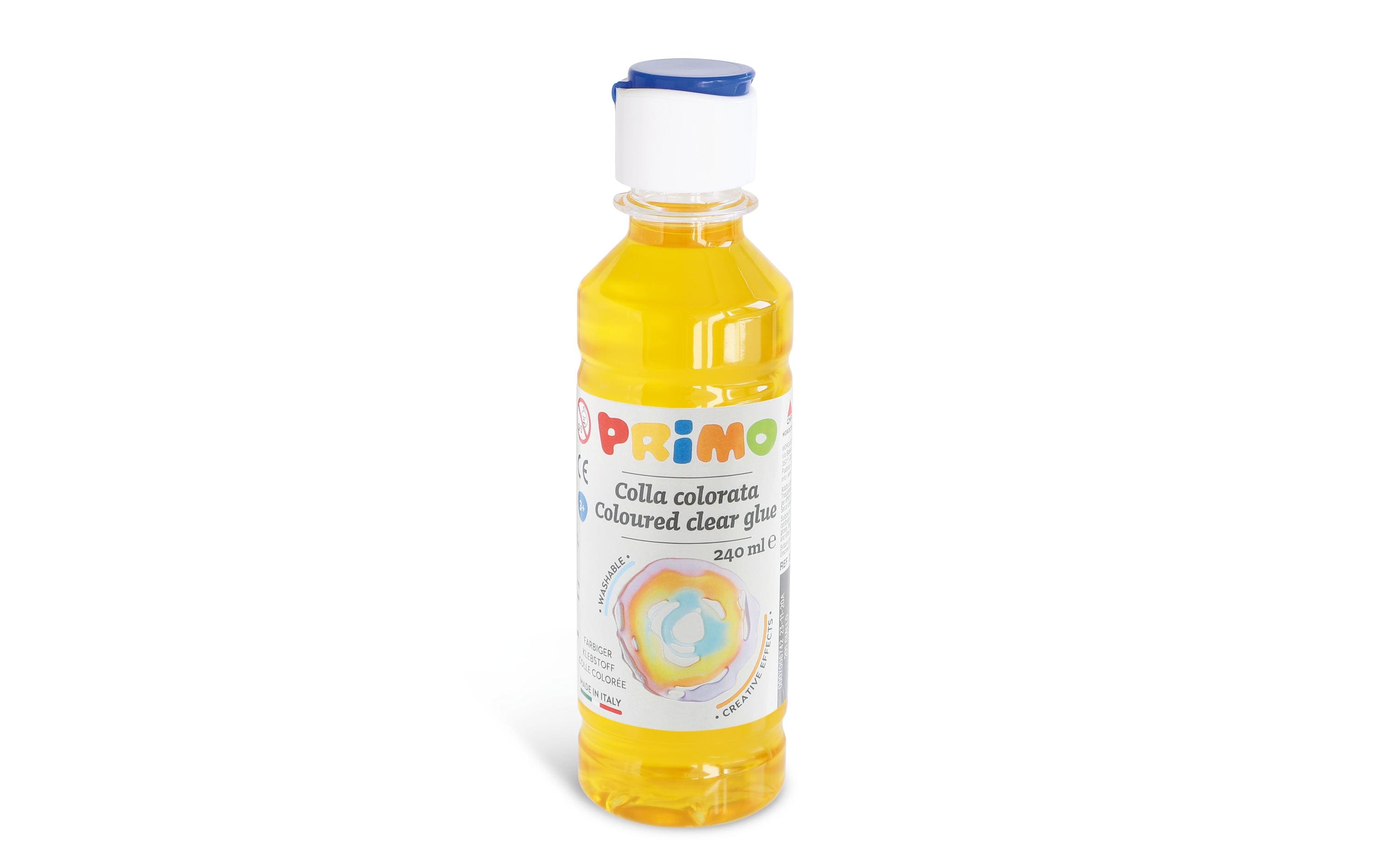 Primo Wasserklebstoff farbig 240ml, gelb