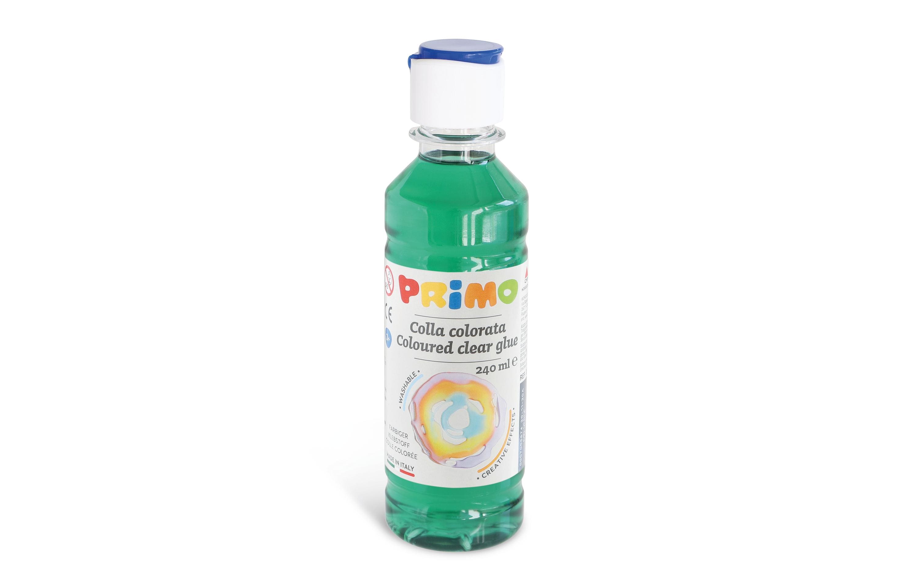 Primo Wasserklebstoff farbig 240ml, gelbgrün