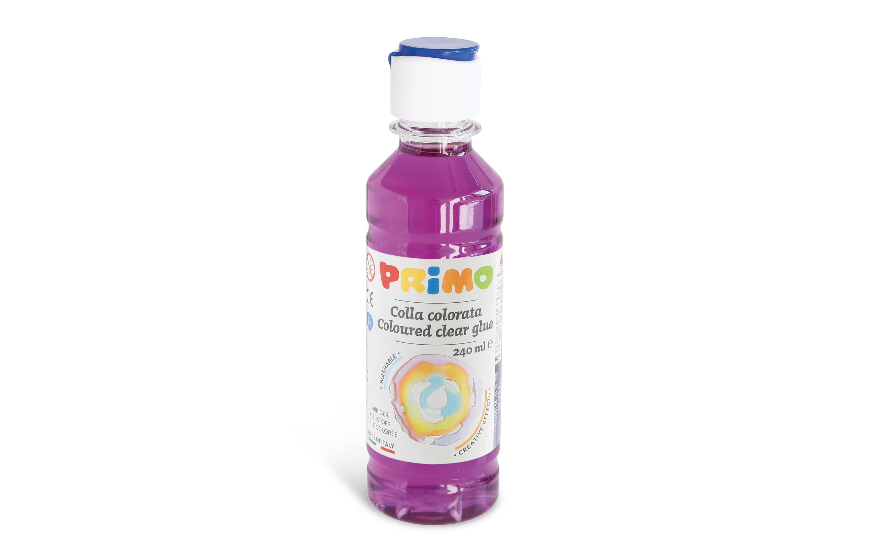 Primo Wasserklebstoff farbig 240ml, magenta