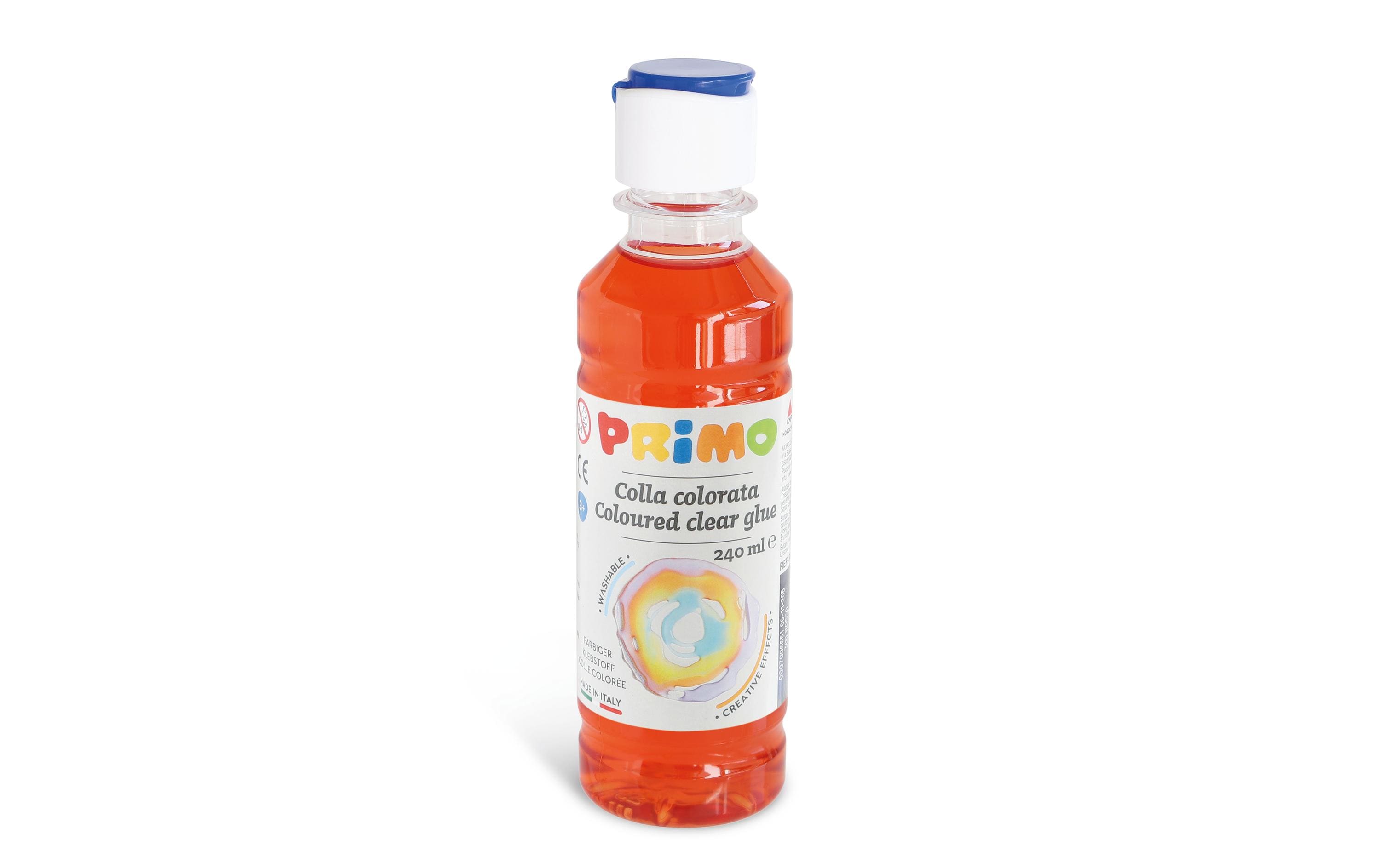 Primo Wasserklebstoff farbig 240ml, rot