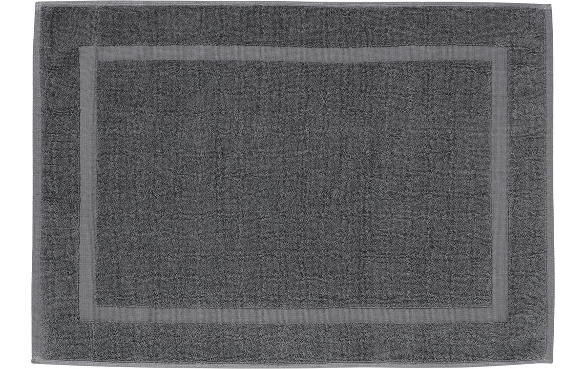 Diaqua Badteppich Fresco, Dunklegrau 50 x 70 cm, 100% Bauwolle, Öko-Tex 100