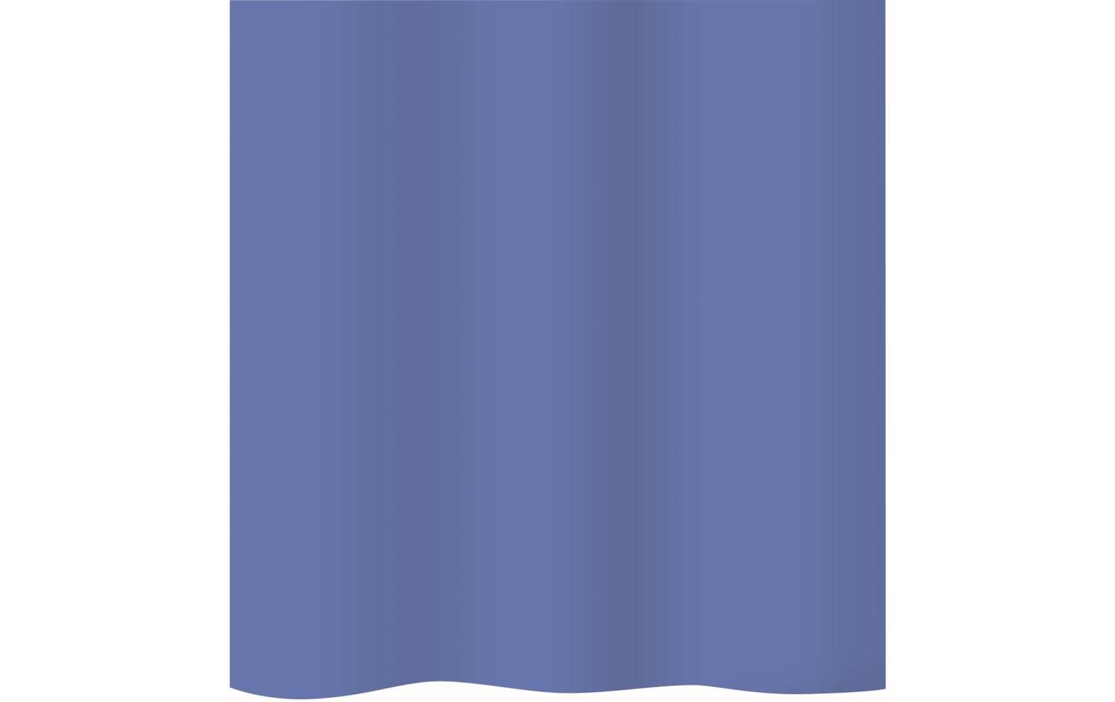 Diaqua Duschvorhang Basic, Blau Polyester, 180 x 180 cm, waschbar