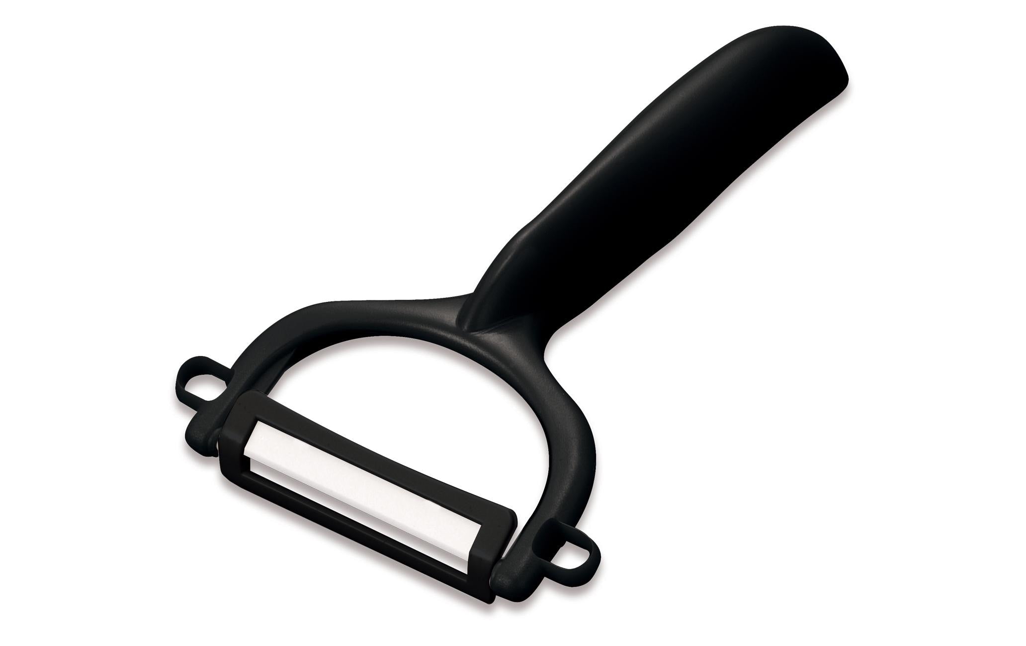 Kyocera Sparschäler + Ausstecher, schwarz weisse Keramikklinge