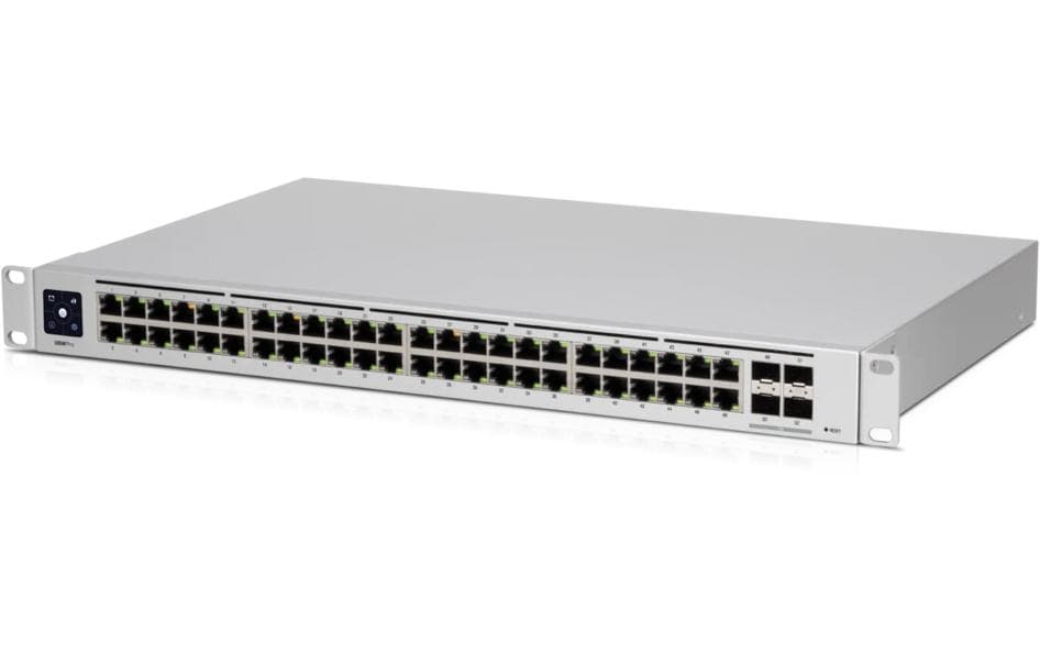 Ubiquiti UniFi Switch USW-PRO-48 48 Port, 1.3" Display, 4xSFP+