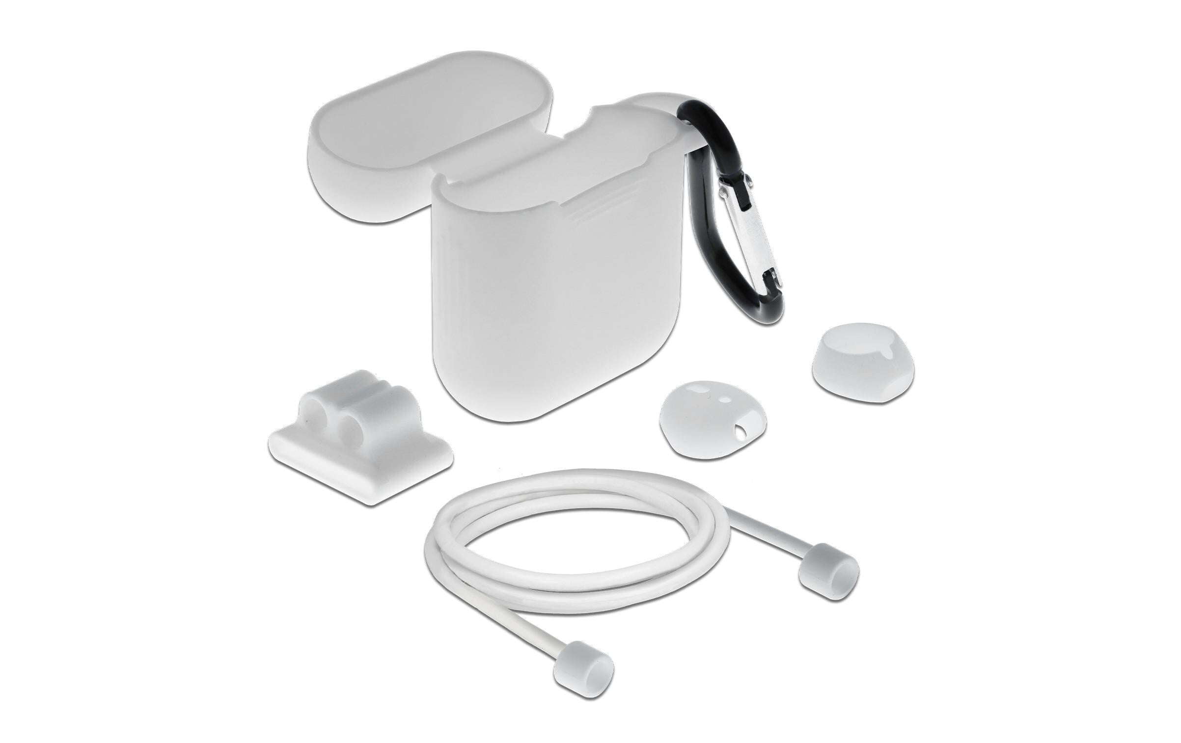 Delock Apple AirPods Zubehörset Farbe: Weiss