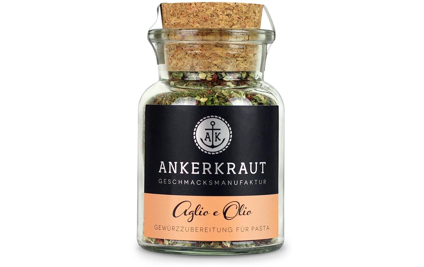 Aglio e Olio Gewürz 50g, Glas klein