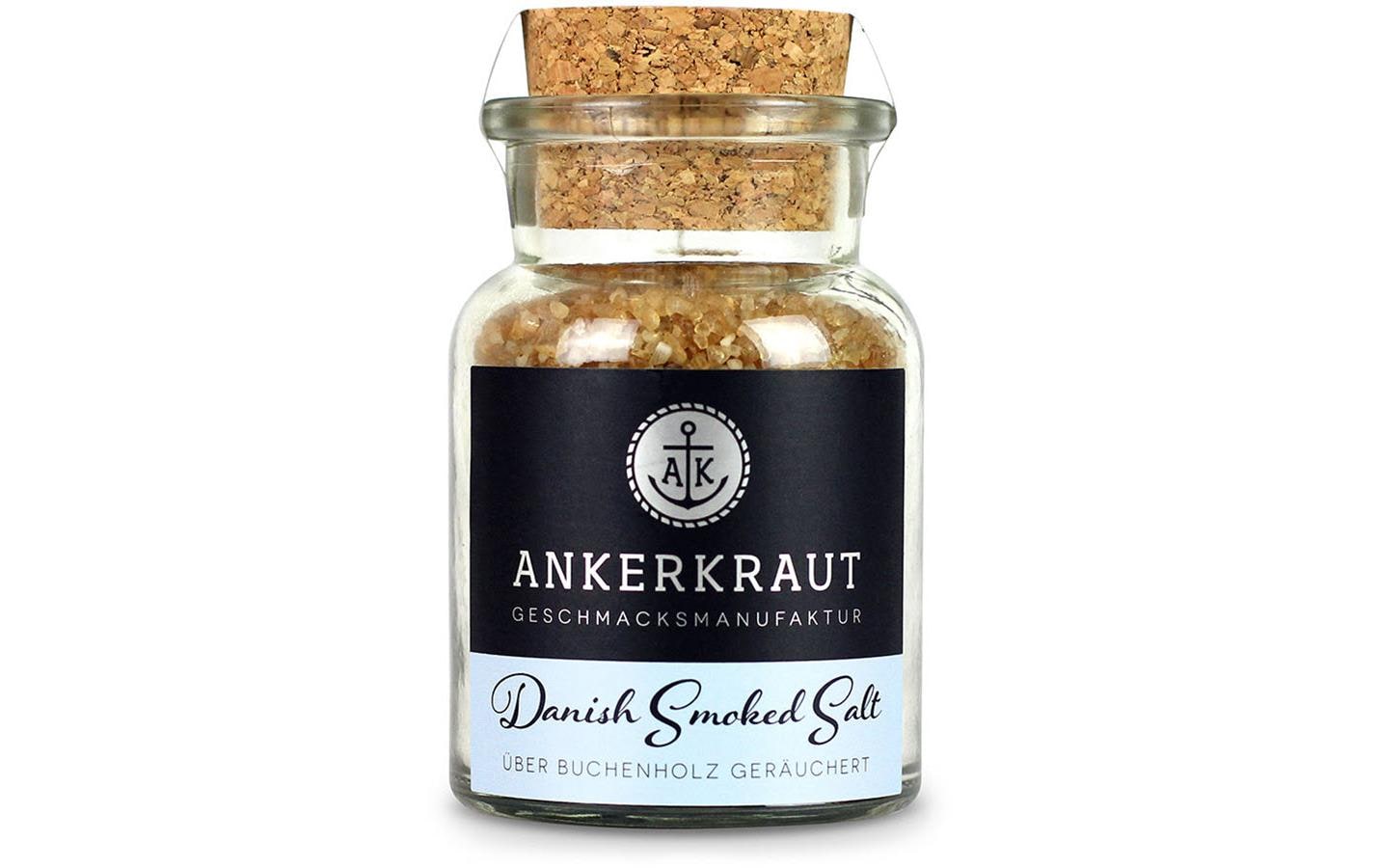 Danish Smoked Salt 160g, Glas klein