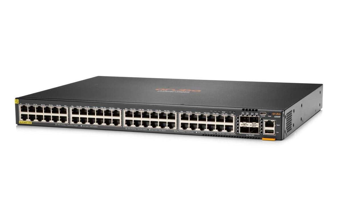 HPE Aruba CX 6200F 48G PoE+ 48x 1Gb, 4x SFP+, 370W