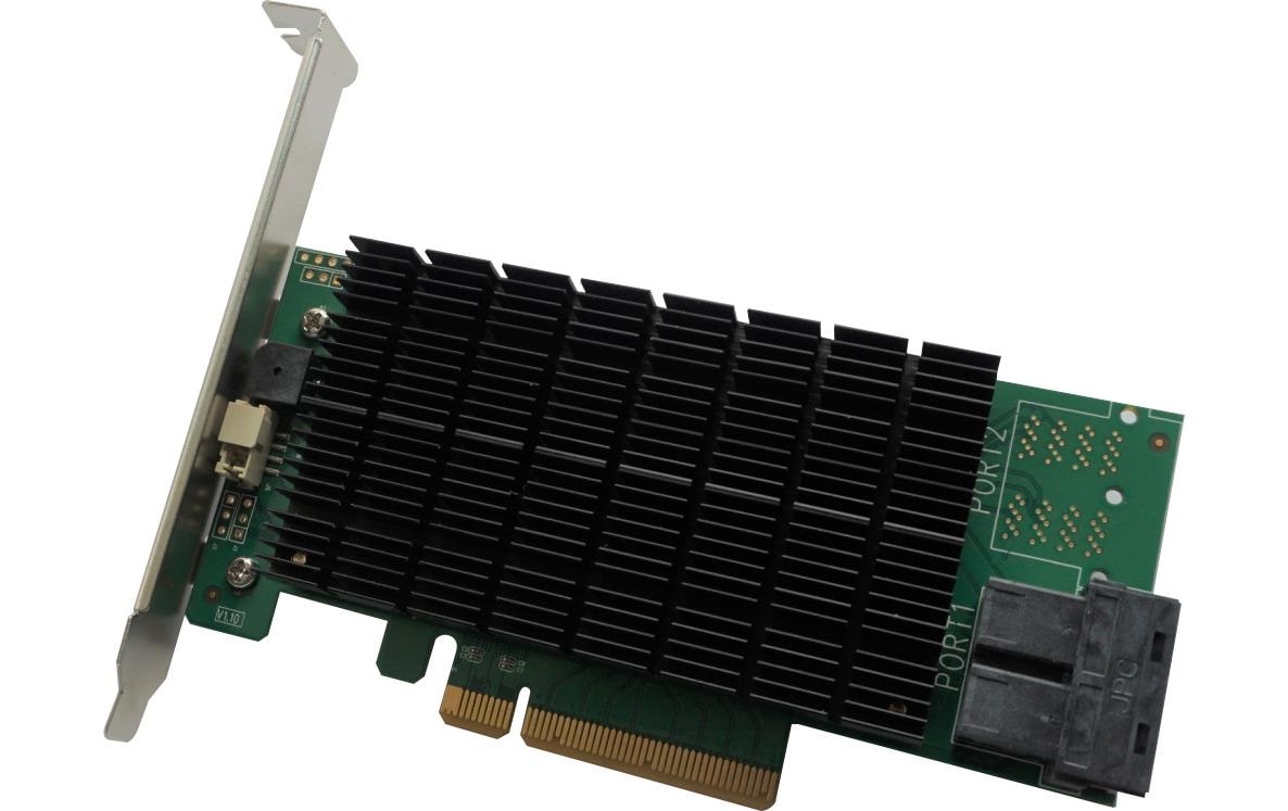 Highpoint RocketRAID3720C:8Port,SAS3/SATA3 PCI-Ex8v3, 2xSFF-8643 mini-SAS HD