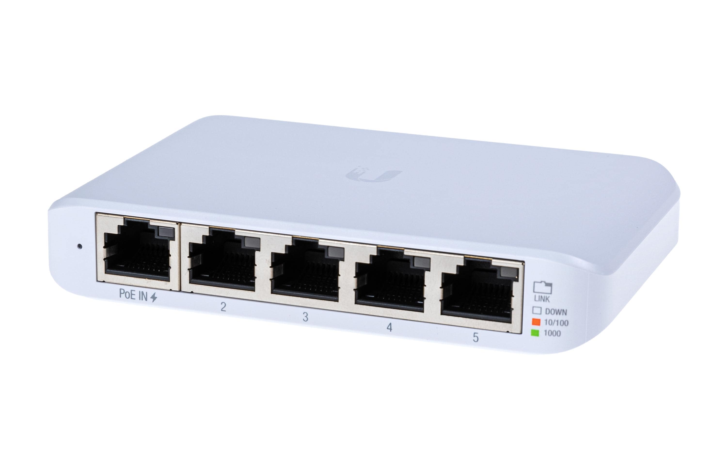 Ubiquiti Unifi Switch USW-FLEX-MINI: 5 Port Cloudmanaged,5xGE, USB-C&PoE Powered