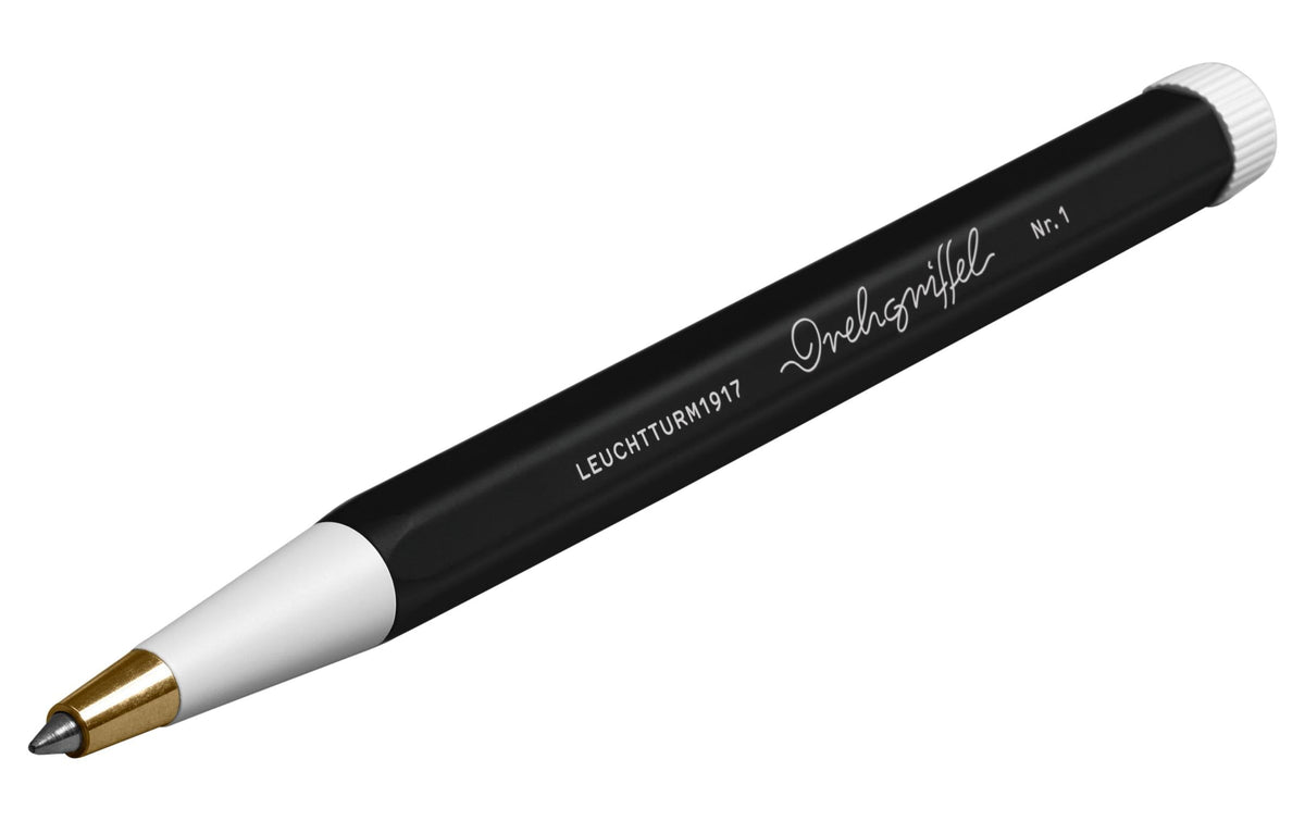 Leuchtturm Gelschreiber Drehgriffel 0.5 mm, Gelmine, Schwarz