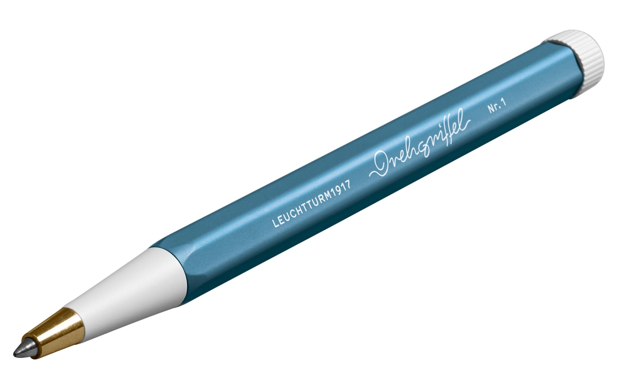 Leuchtturm Gelschreiber Drehgriffel 0.5 mm, Gelmine, Stone Blue