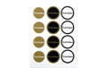 Artoz Sticker Gutschein 6 Blatt