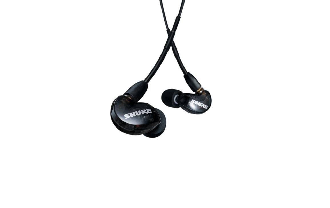 Shure SE215DYBKUNI-EFS Ohrhörer schwarz, + RMCE-UNI-Kabel