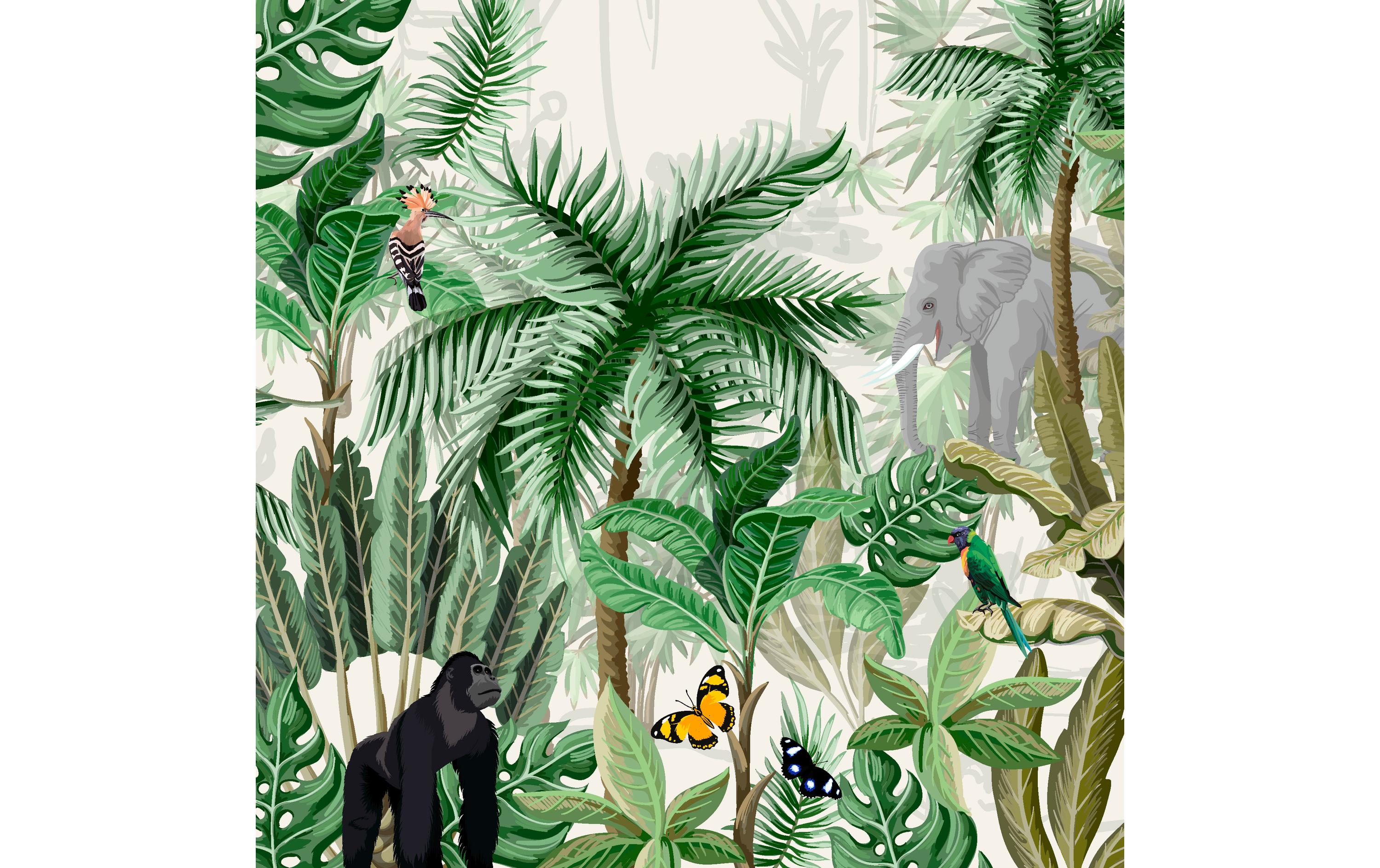 Paper + Design Servietten Rainforest 33x33 cm, 20 Stück