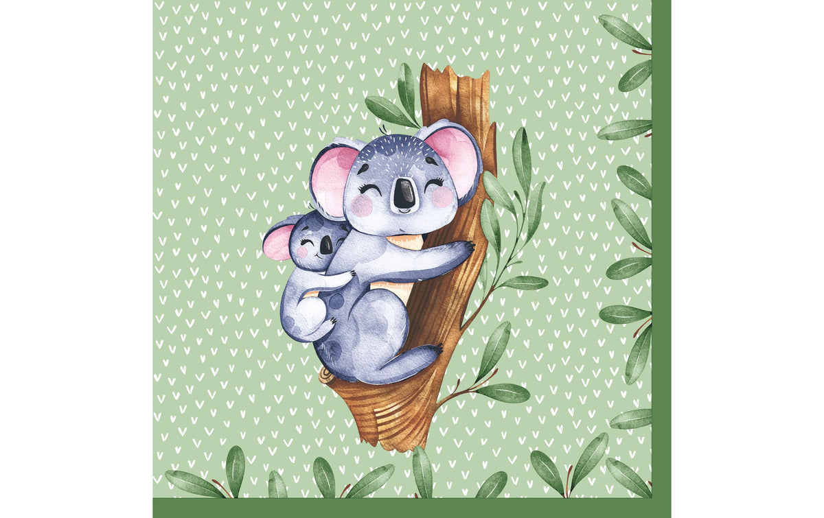 Paper + Design Servietten Koalas 33x33 cm, 20 Stück