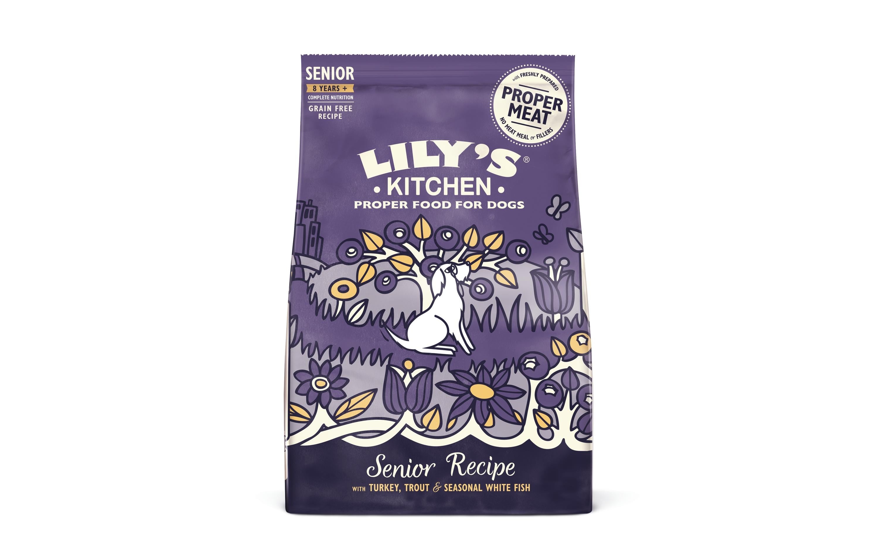 Lilys Kitchen Trockenfutter Senior Hunde Truthahn, Forelle & Weissfisch 2.5kg