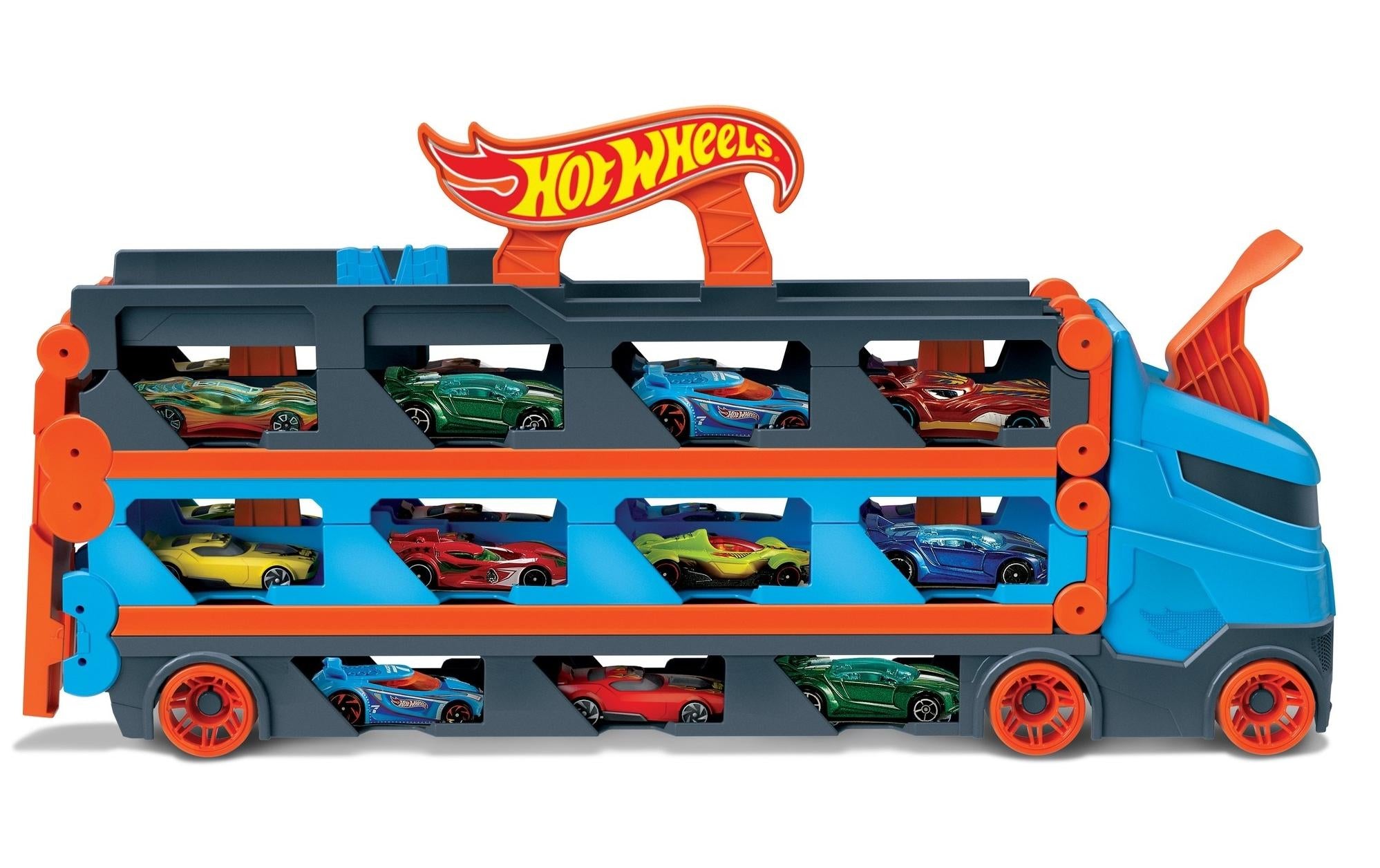 Hot Wheels 2-in-1 Rennbahn-Transporter