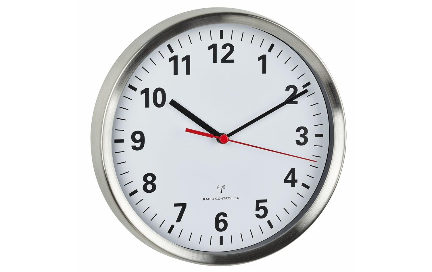 TFA Funk-Wanduhr ohne Batterie