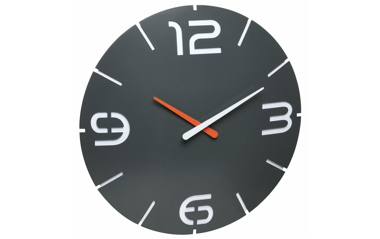 TFA CONTOUR Funk-Wanduhr ohne Batterie