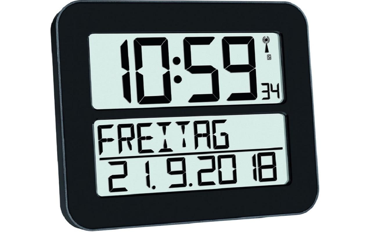 TFA TimeLine MAX Funk-Wanduhr ohne Batterie