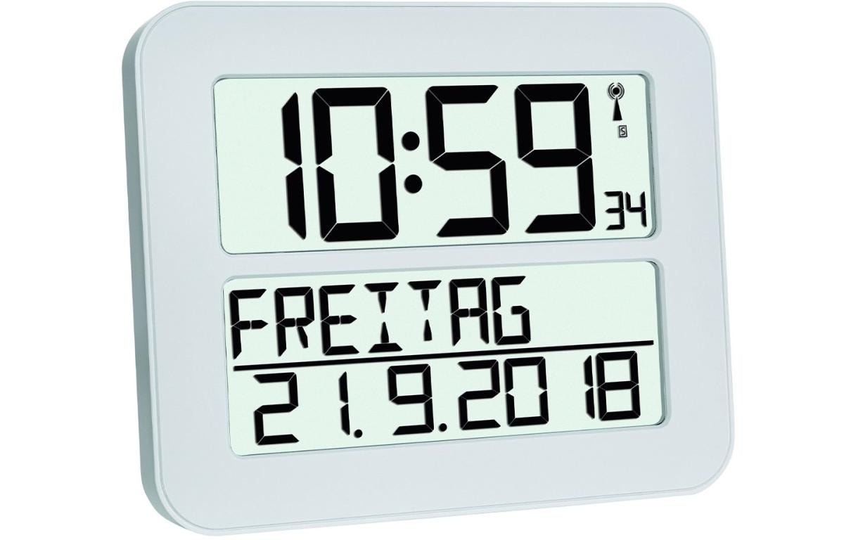 TFA TimeLine MAX Funk-Wanduhr ohne Batterie
