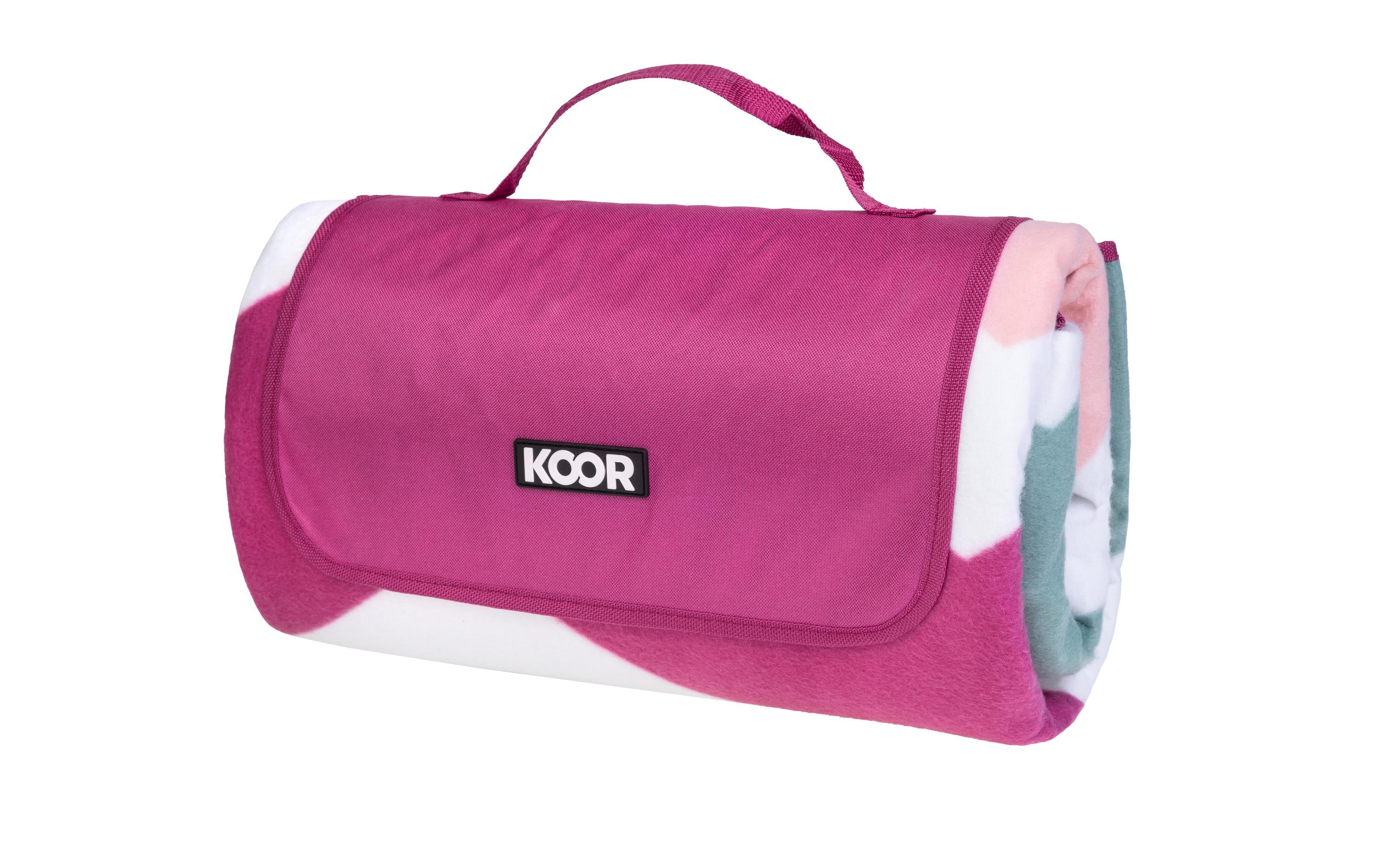 KOOR Picknickd. Monte Magenta 200x200 cm 200x200cm, 100% Polyester