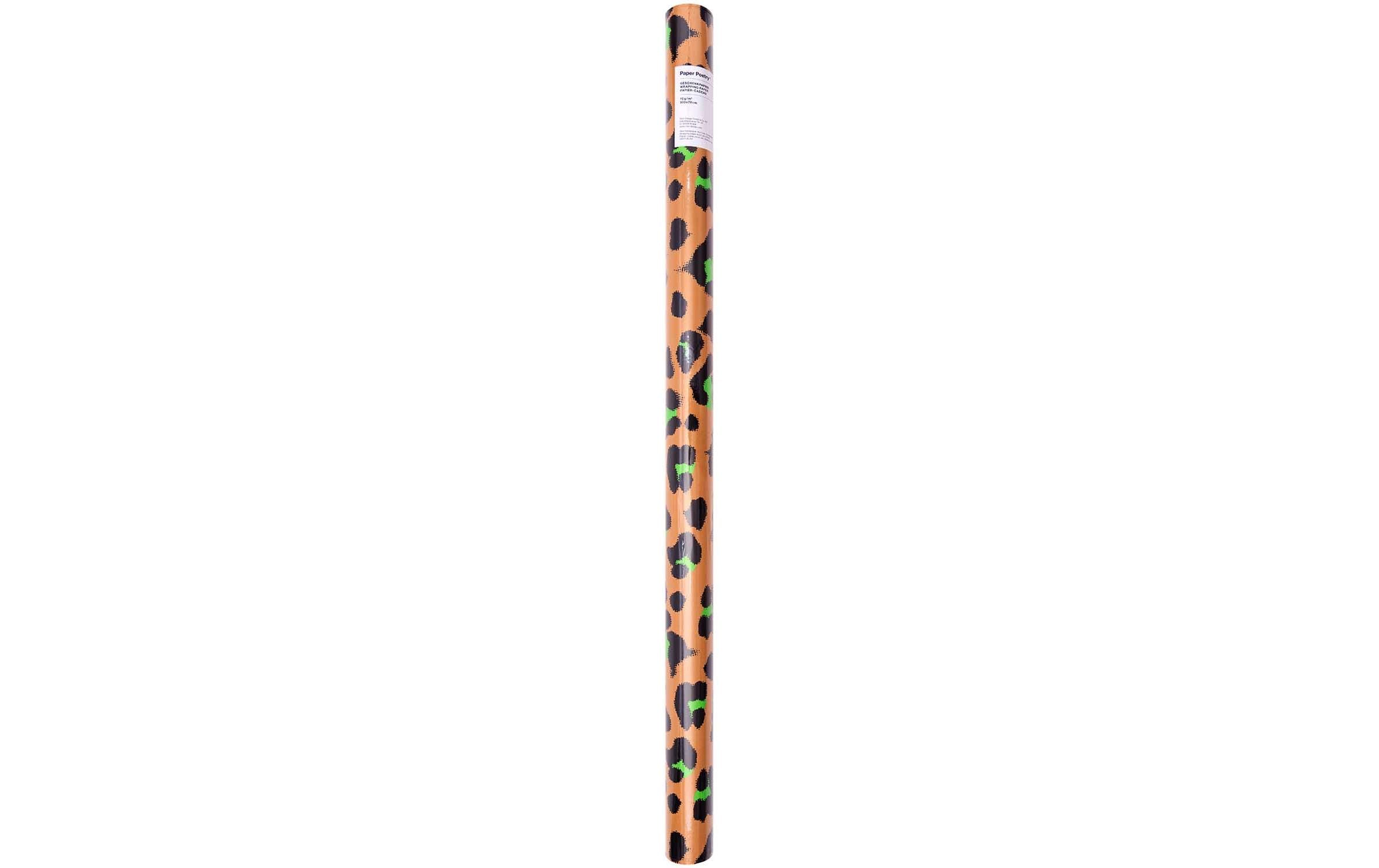 Rico Geschenkpapier Leo orange 70 x 3 m Rolle, 70 g / m2
