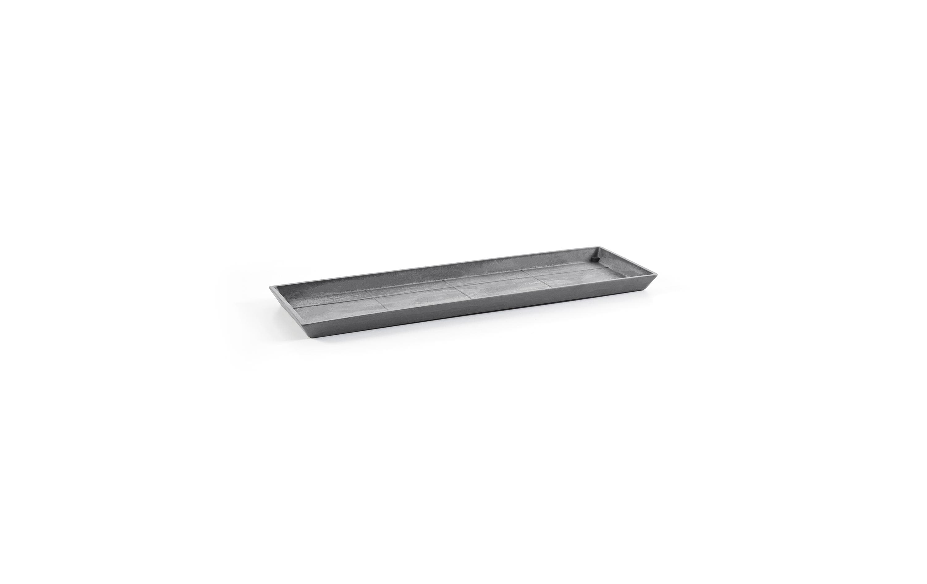Ecopots Saucer Rectangular SBR.80cm Grau