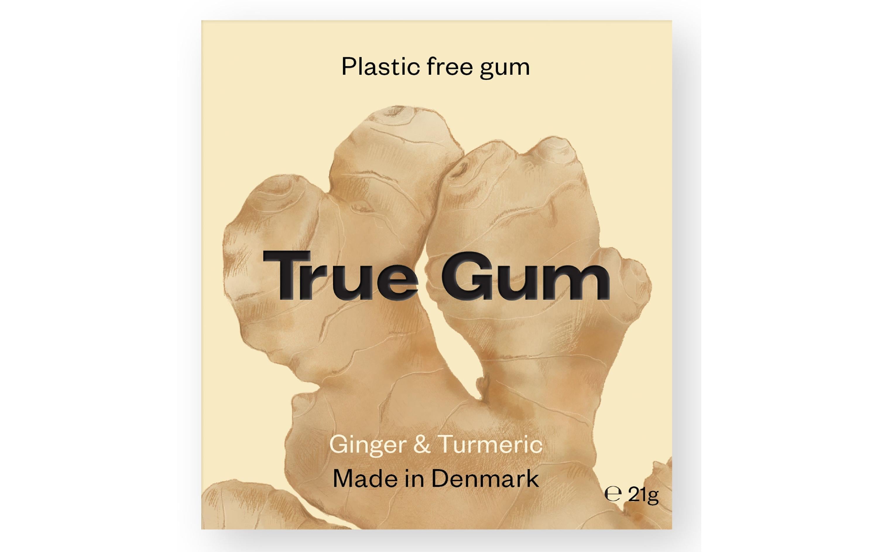Kaugummi  Ingwer & Kurkuma 21g