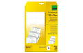 Sigel PC-Karteikarten weiss beidseitig (I/L/C) 185 g, A7 (A4), 160 ST=20 BL