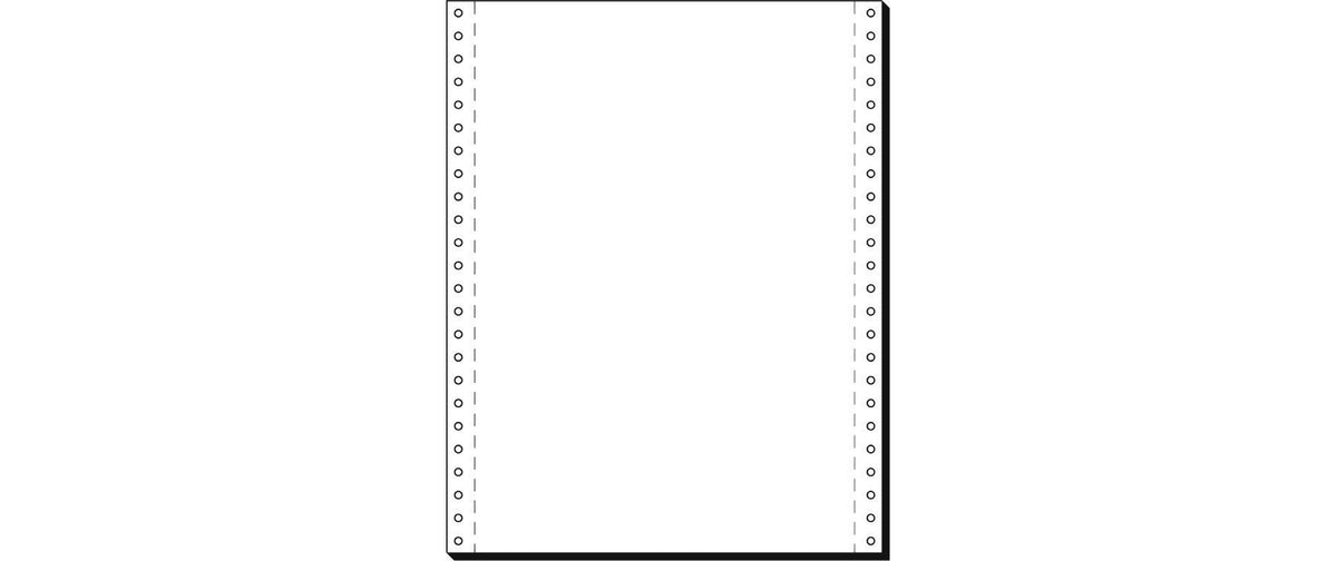 Sigel Computerpapier, LP, 12"x240 mm (A4 hoch), 1fach, 60 g, blanko, 2000 BL