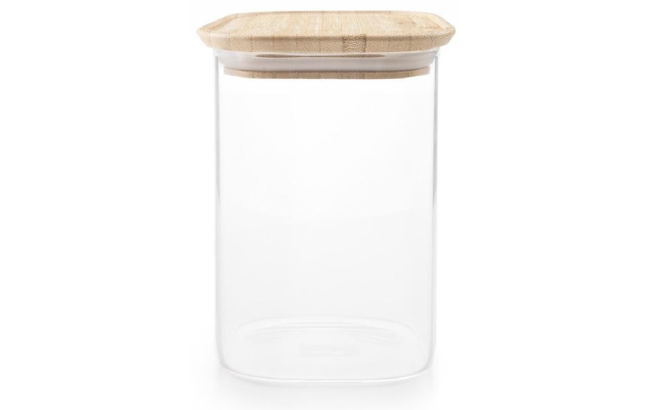 Ibili Vorratsdose 1100 ml Borosilikatglas, Bambus (China)