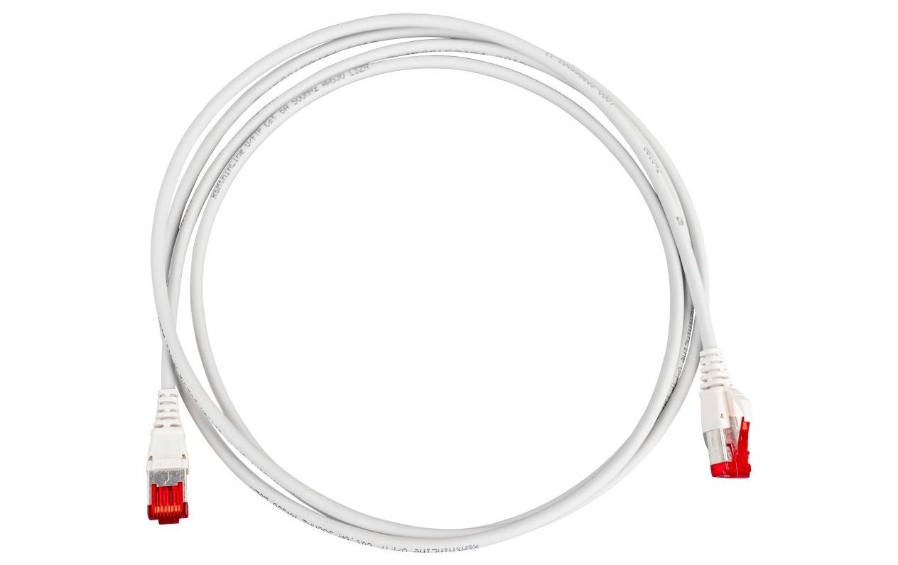R+M Thin-Line Patchkabel U/FTP Kat.6A, 5m LSZH Mantel grau