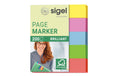 Sigel Haftmark. Brillant mini, 5 Farben ge/pi/bl/gr/or 50x12mm, 200 BL