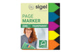 Sigel Haftmarker Pfeil 5 Farben gr/bl/pi/ge/or 45x25mm, 200 BL