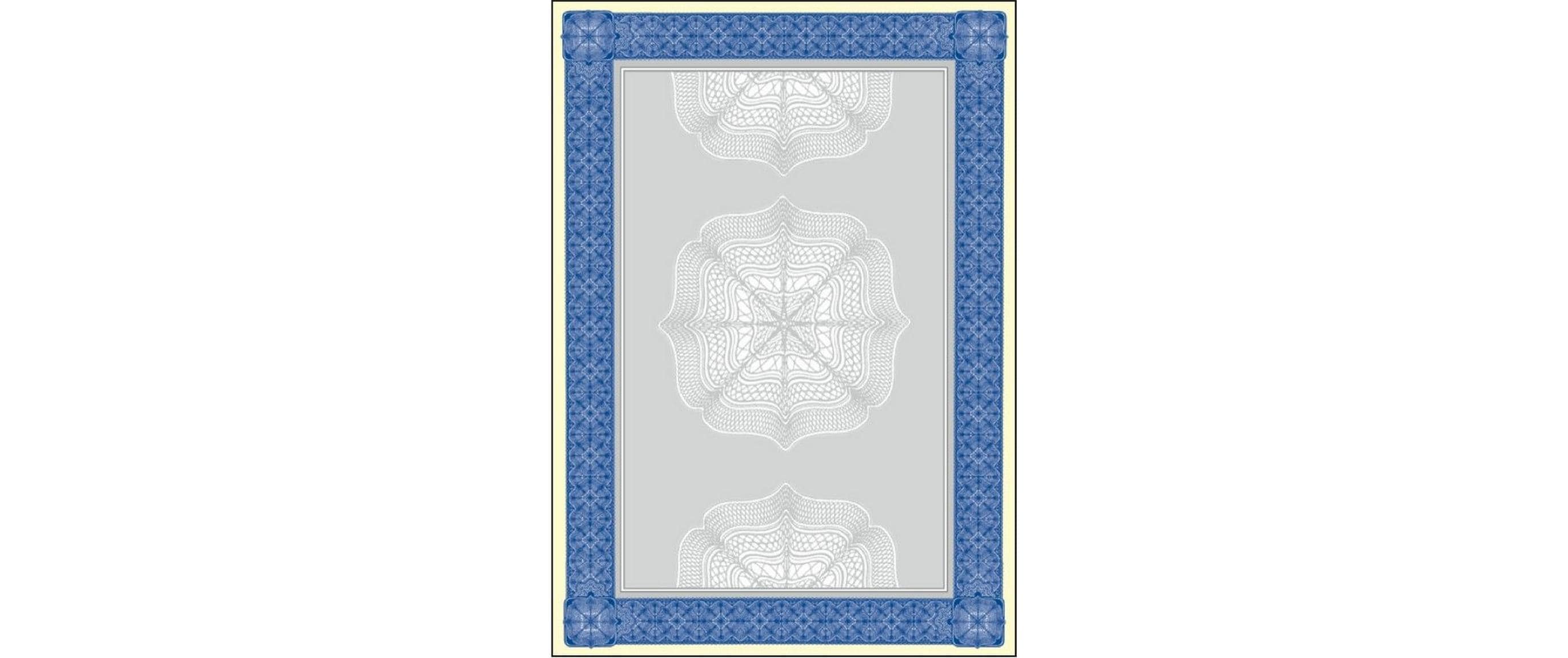 Sigel Motiv-Papier, Wertpapier blau (Ink/Laser/Copy) 185g, A4, 20 BL
