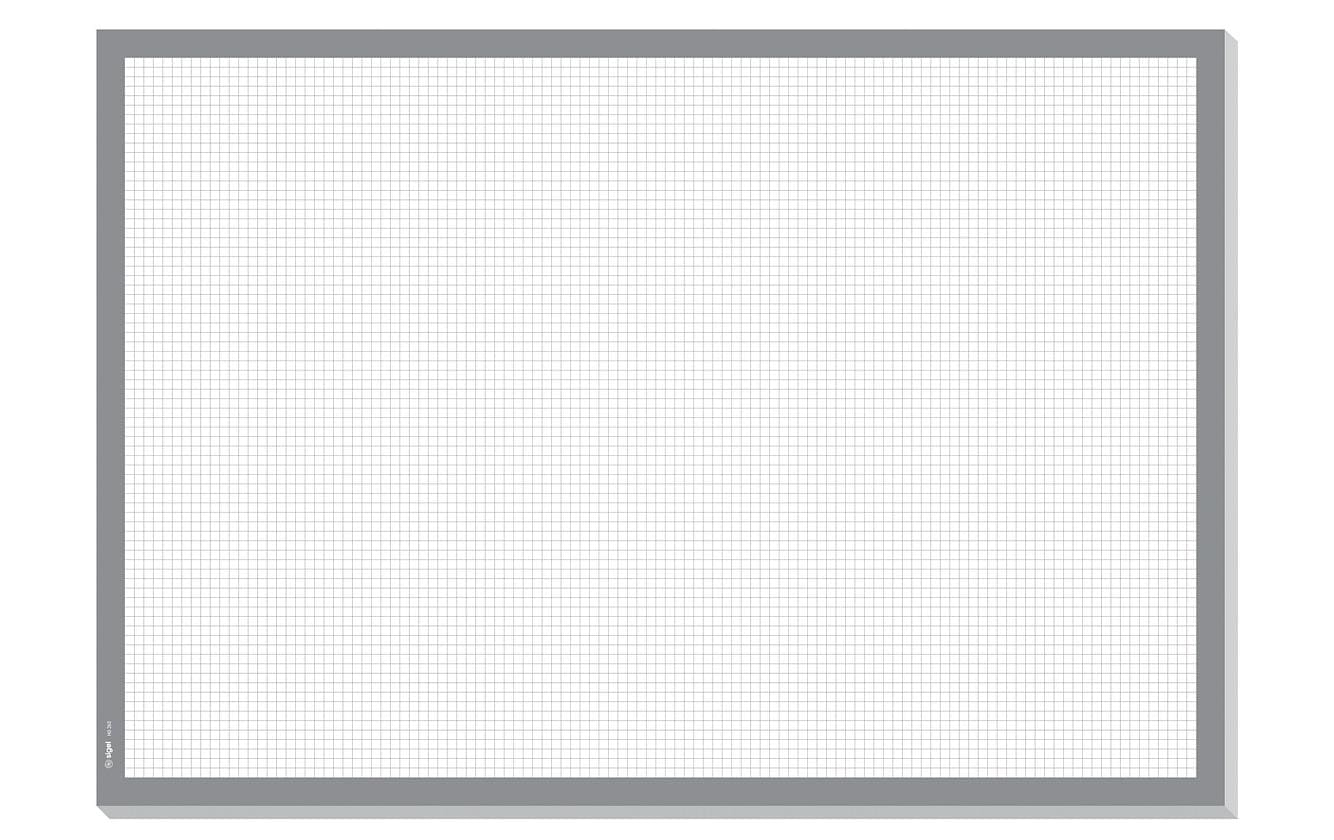 Sigel Papier-Schreibunterlage, Squared weiss/grau 595x410mm, 80g, 30 BL