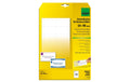 Sigel PC-Einsteckkarten f. Namensschilder (I/L/C), 185g, 54x90mm (A4), 100 ST=10 BL