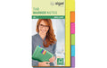 Sigel Tab Marker Notes, Papier 6Farben ge/or/pi/gr/bl/vi 98x148mm