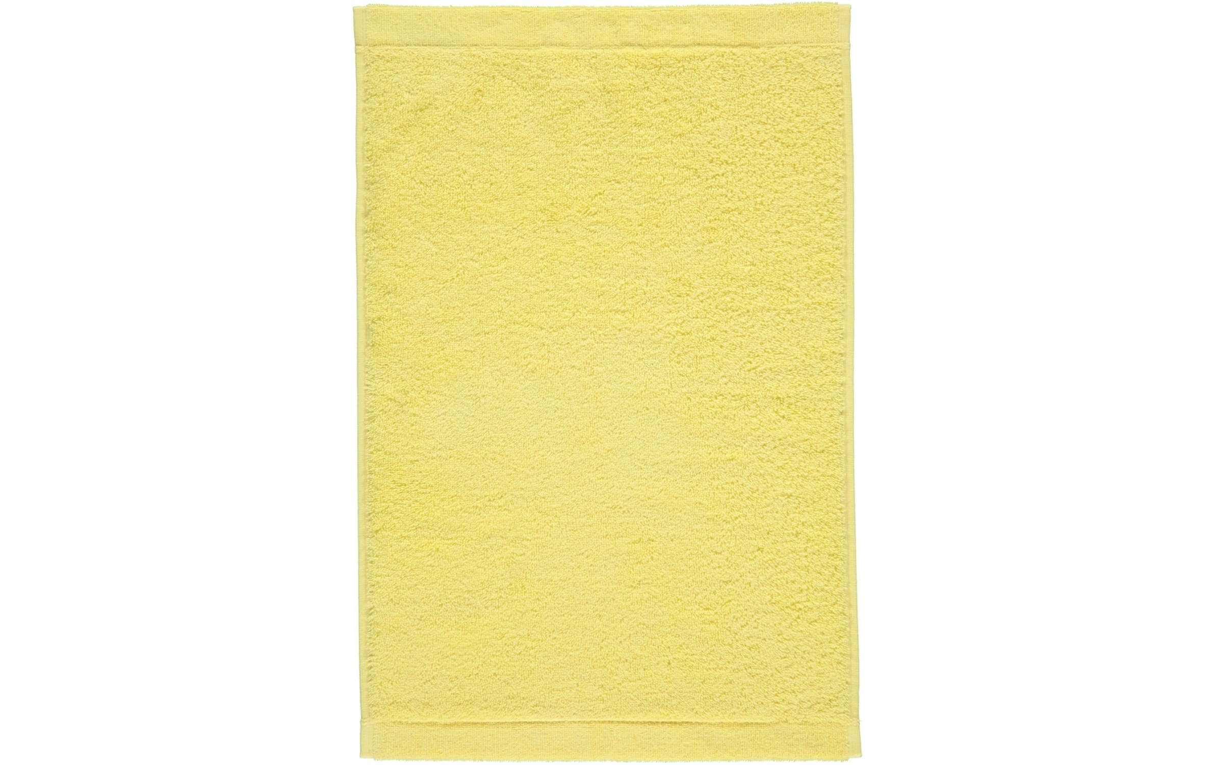 Cawö Gästetuch Lifestyle Uni 30x50 100 % Baumwolle, lemon
