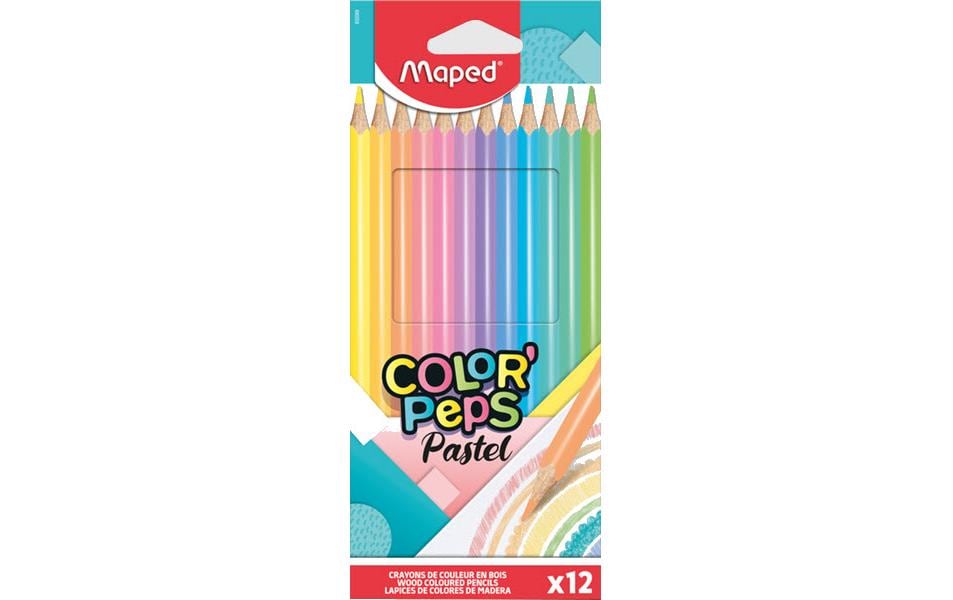 Maped Farbstifte Color Peps Pastell, 12 Stück