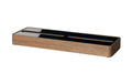 Sigel Visitenkarten-Aufsteller, Eichenholz 2Fächer für 60 Visitenkarten (max.90x60mm)