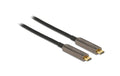 Delock Aktives USB Typ-C Video Kabel, 10m Schwarz, Auflösung bis 3840 x 2160 @ 60 Hz