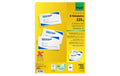 Sigel Visitenkarten, hochweiss Edelkarton (I/L/C) 225 g, 85x55mm (A4), 100 ST=10 BL
