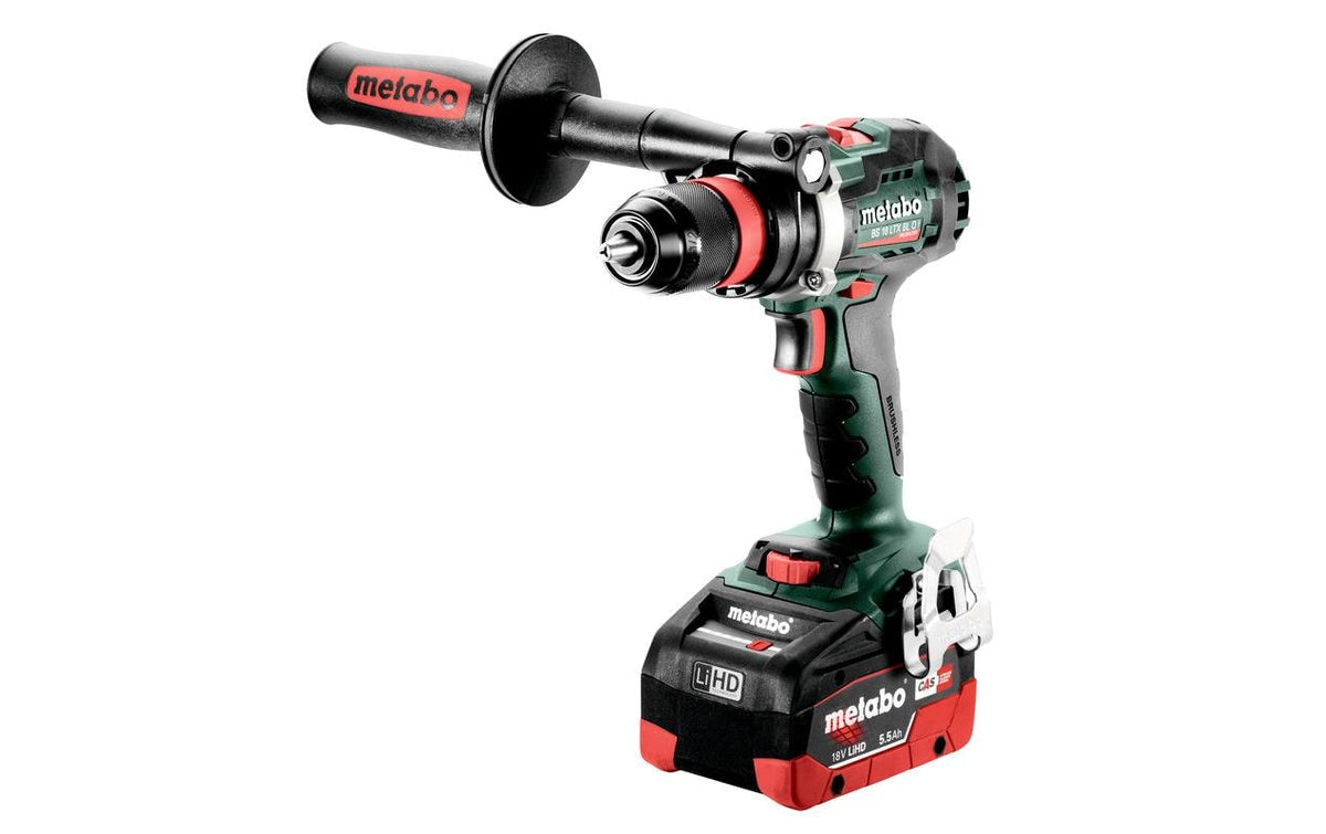 Metabo BS18LTXBL Q I Akku-Bohrschrauber 2x LiHD 5.5 Ah, ASC 145